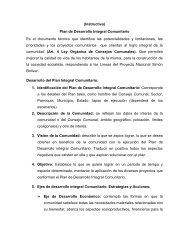 (Instructivo) Plan de Desarrollo Integral Comunitario Es el ...