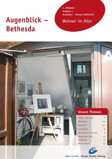 Augenblick - Bethesda, Ausgabe November 2010 - Theodor ...