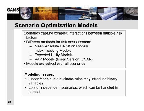 Portfolio Optimization: A Technical Perspective - GAMS