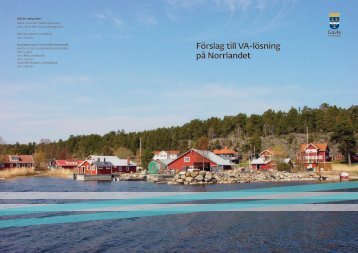 Förslag till VA-lösning på Norrlandet - Gästrike Vatten AB