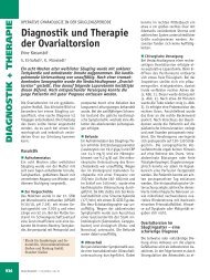 Diagnostik und Therapie der Ovarialtorsion - Frauenarzt