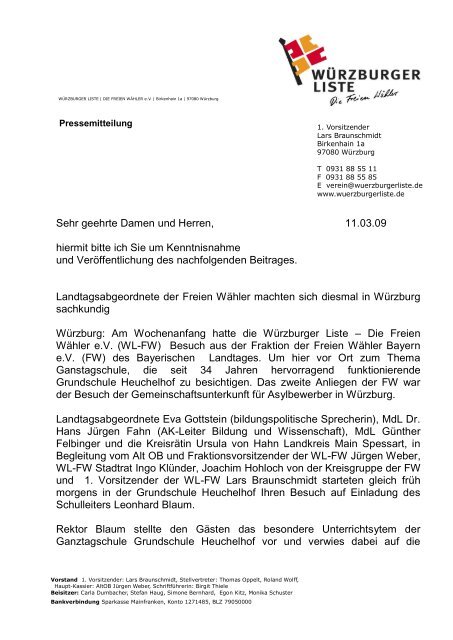 WÜ: Briefkopf mit Internet und E-Mail - Freie Wähler Oberbayern