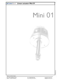 Linear actuator Mini 01 - Framo Morat