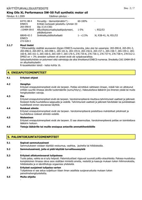 Safety Data Sheets - Fixus