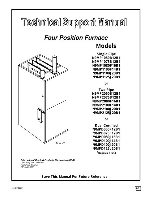 Models Four Position Furnace Fox Appliance Parts Of Macon Inc