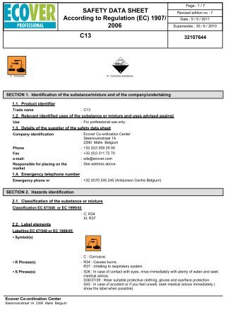 Safety data sheet