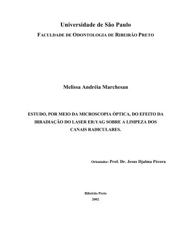 Para ler ou imprimir este documento na sua versão ... - FORP - USP