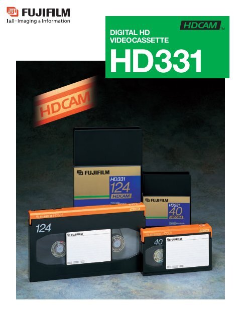 Digital HD Videocassette HD331 Catalog