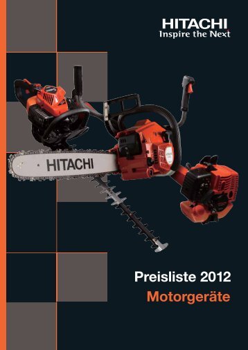 Motorgeräte Preisliste 2012 - Frank Drucklufttechnik