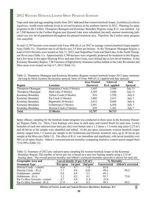 here. - Ministry of Forests, Lands and Natural Resource Operations