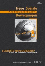 Vollversion (7.42 MB) - Forschungsjournal Neue Soziale Bewegungen