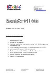 Ausgabe vom 16. April 2008 - Das flexible Klassenzimmer