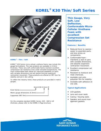 Korel K30 Thin-Soft Data Sheet - Saint-Gobain Performance Plastics ...