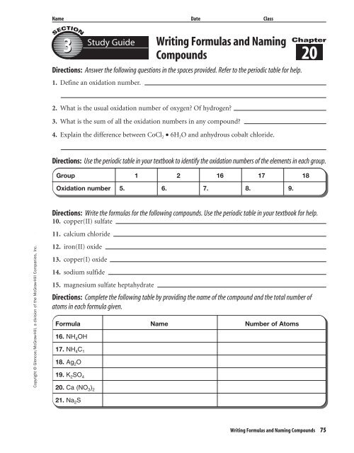 Study Guides - Cherokee County Schools