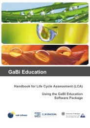 View the Handbook - GaBi Software