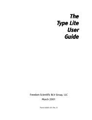 The Type Lite User Guide - Freedom Scientific