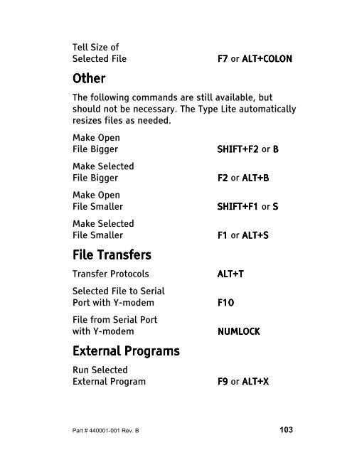 The Type Lite User Guide - Freedom Scientific