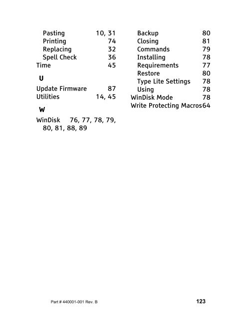 The Type Lite User Guide - Freedom Scientific