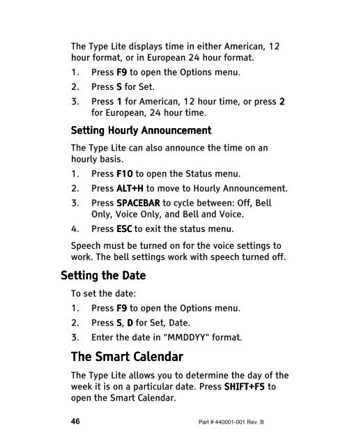 The Type Lite User Guide - Freedom Scientific