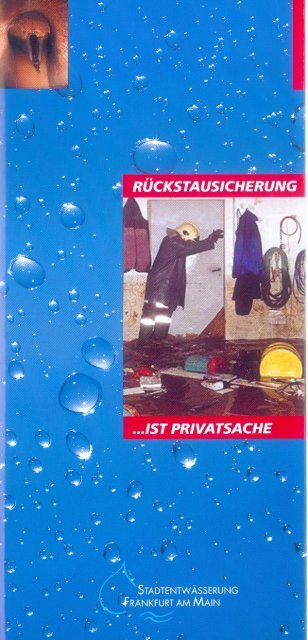 Rückstausicherung (pdf, 1.0 MB) - Frankfurt am Main