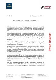 Press Release - FPT Industrial SpA