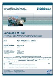Language of Risk - FLOODsite