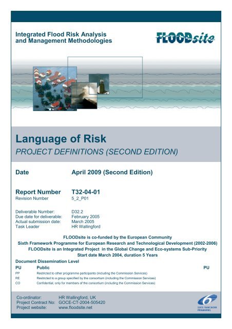 Language of Risk - FLOODsite