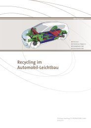 Recycling im Automobil-Leichtbau Recycling im ... - GaBi Software