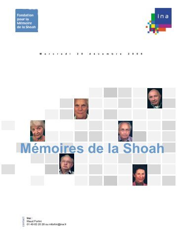 Dossier de presse - Fondation pour la Mémoire de la Shoah