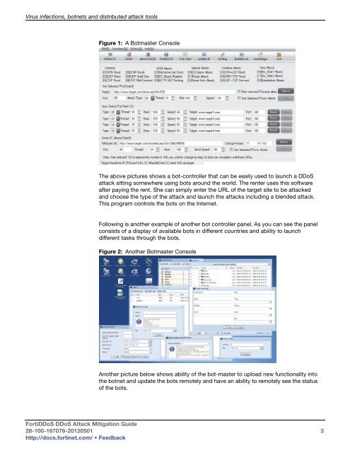 FortiDDos DDoS Attack Mitigation Guide - Fortinet