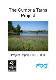 5. the cumbria tarns project - FreshwaterLife