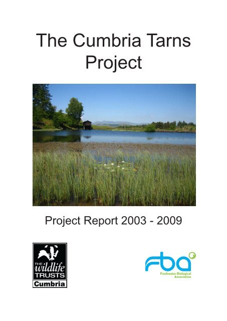 5. the cumbria tarns project - FreshwaterLife