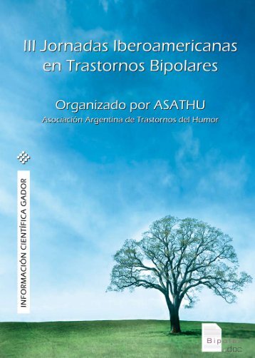 III Jornadas Iberoamericanas en trastornos bipolares. - Gador SA