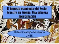 El impacto económico del Sector Ecuestre en España: Una primera ...