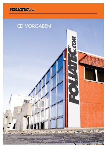 CD-VORGABEN - Foliatec