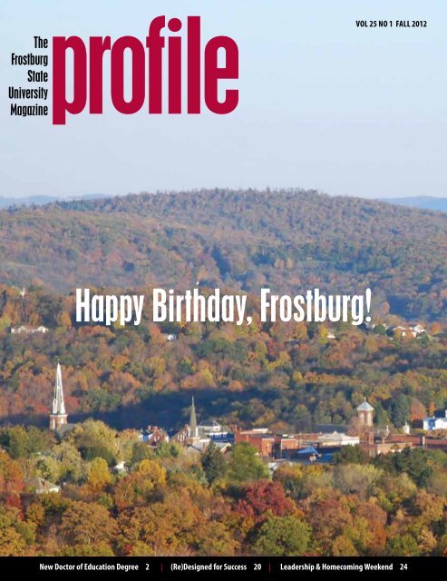 Fall 2012 Frostburg State University