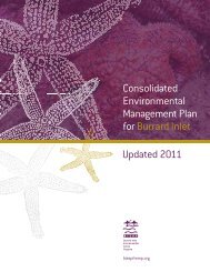 Consolidated Environmental Management Plan for Burrard Inlet ...
