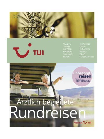 ärztlich begleiteten Rundreisen - First Reisebüro