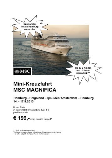 MSC Kreuzfahrten - First Reisebüro