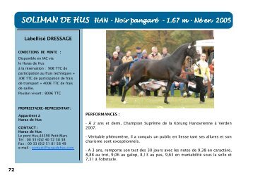 soliman de hus - France Dressage