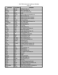 2011 Final List of Construction Conference Attendees - Florida ...