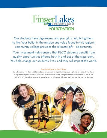 Foundation Donors, Sponsors and Highlights - Finger Lakes ...