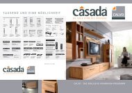 Casada Wohnen Calvo-Broschüre als PDF ... - Flamme Möbel