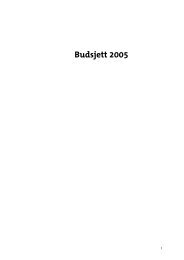 Budsjett 2005 - Norges forskningsråd