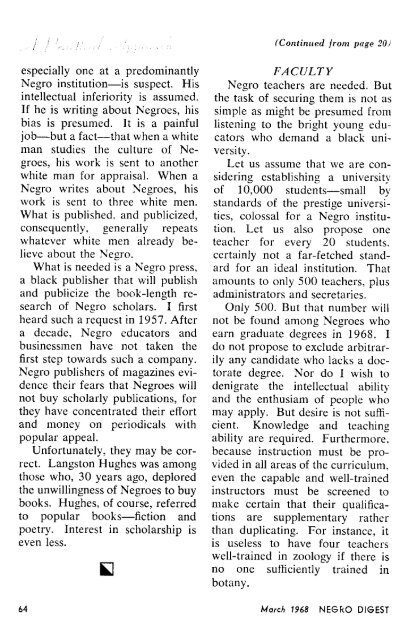 Negro Digest - Freedom Archives