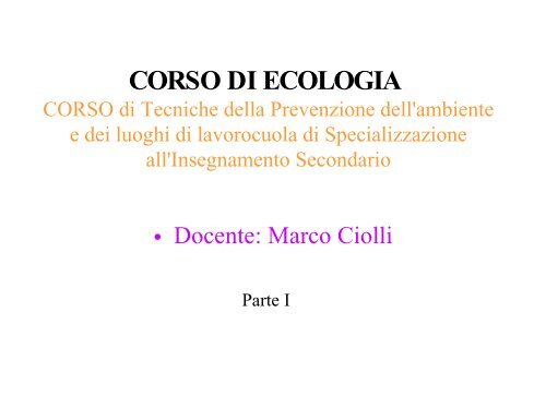 mc-Ecologia I.pdf - Formazione e Sicurezza