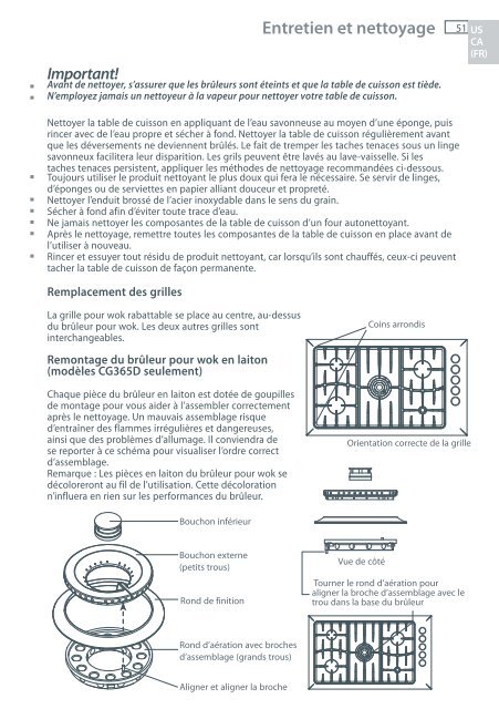 Installation instructions - Fisher & Paykel