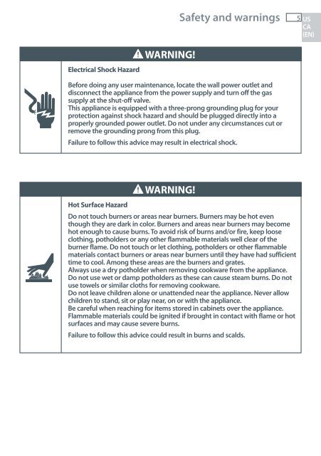 Installation instructions - Fisher & Paykel