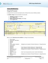 Charge Modifications