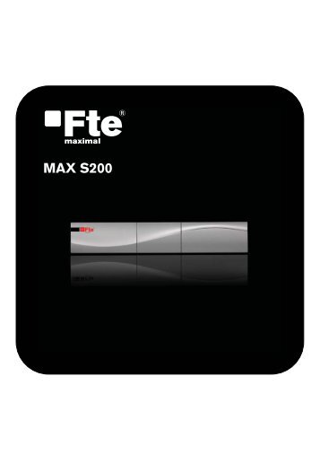 MAX S200_ES.indd - FTE Maximal